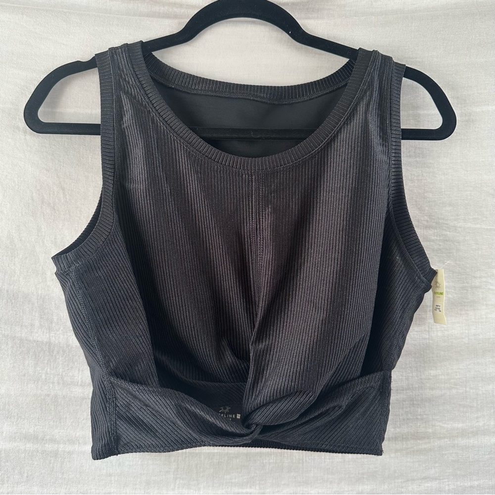 Aerie Offline Cropped Ribbed Top